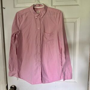 Gap Women’s Oxford Pink Button-Down Shirt Size Small Tall